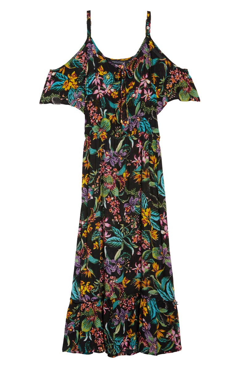 DOROTHY PERKINS Off the Shoulder Maxi Dress, Alternate, color, 