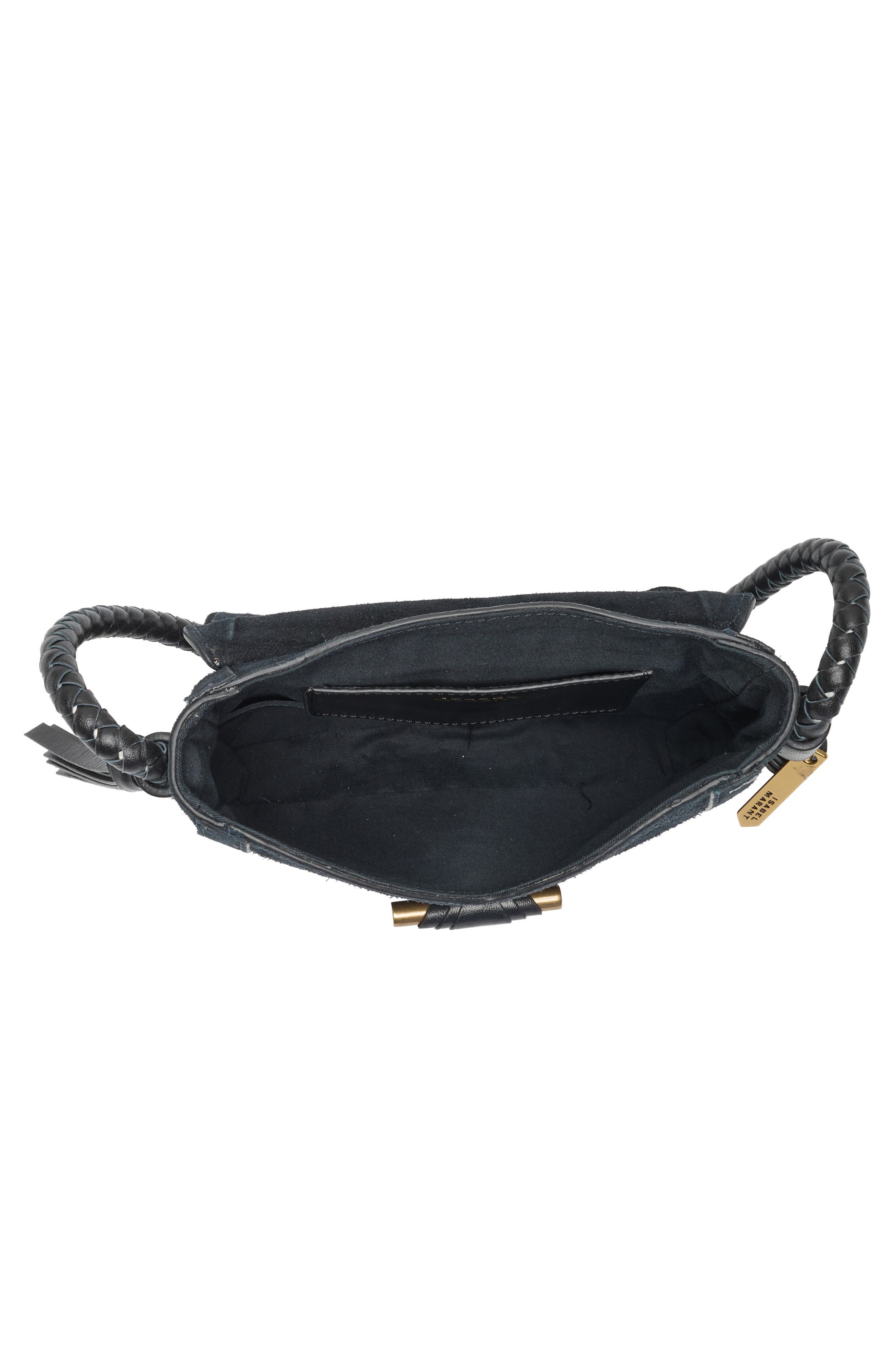 Isabel Marant Vigo Flap Suede Crossbody Bag, Alternate, color, 