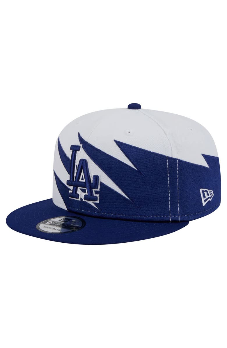 New Era Men's New Era Royal/White Los Angeles Dodgers Jagged 9FIFTY Snapback Hat, Main, color, Royal