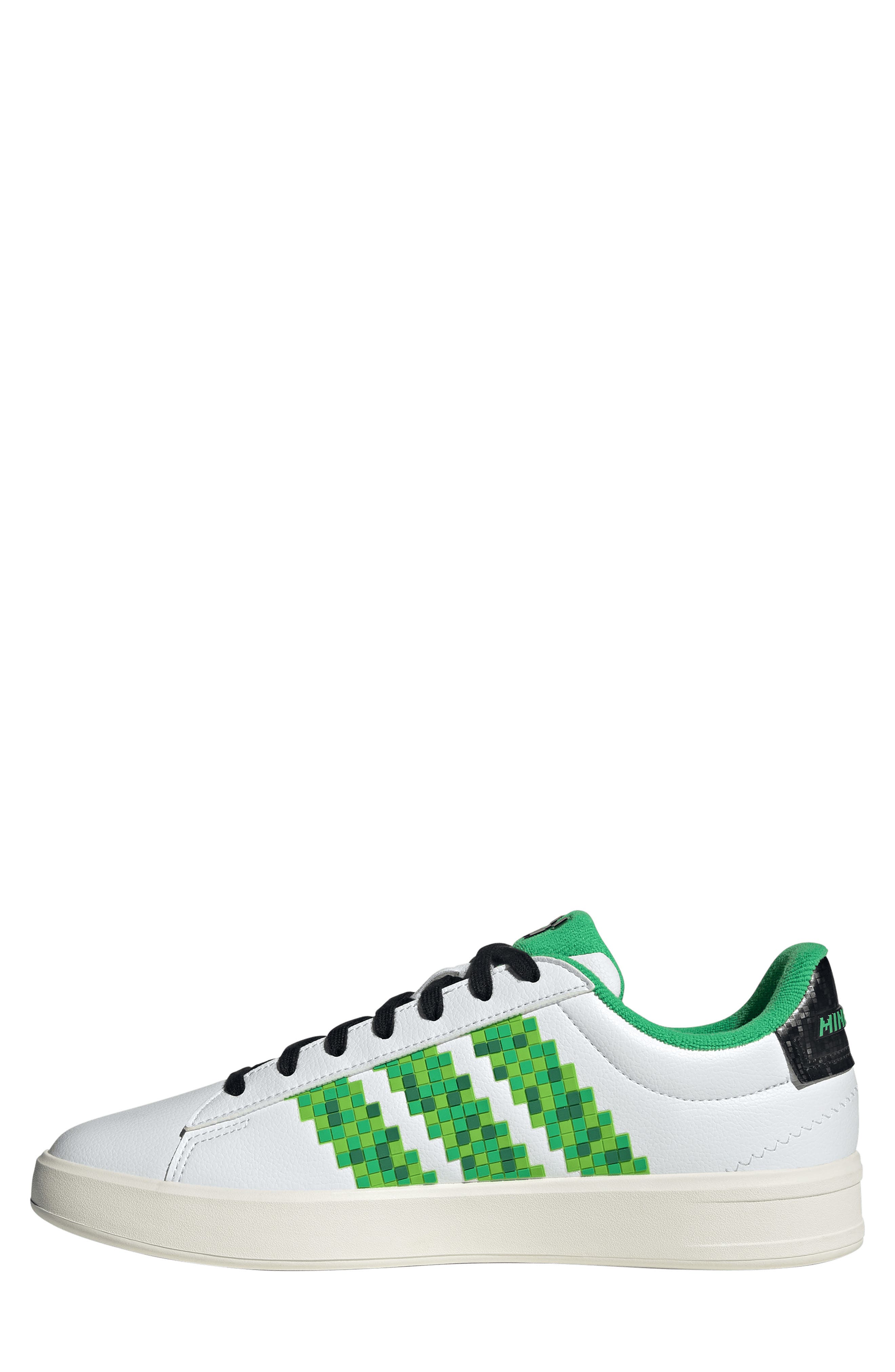 Grand Court Minecraft Sneaker, Alternate, color, WHITE/ BLACK/ WHITE