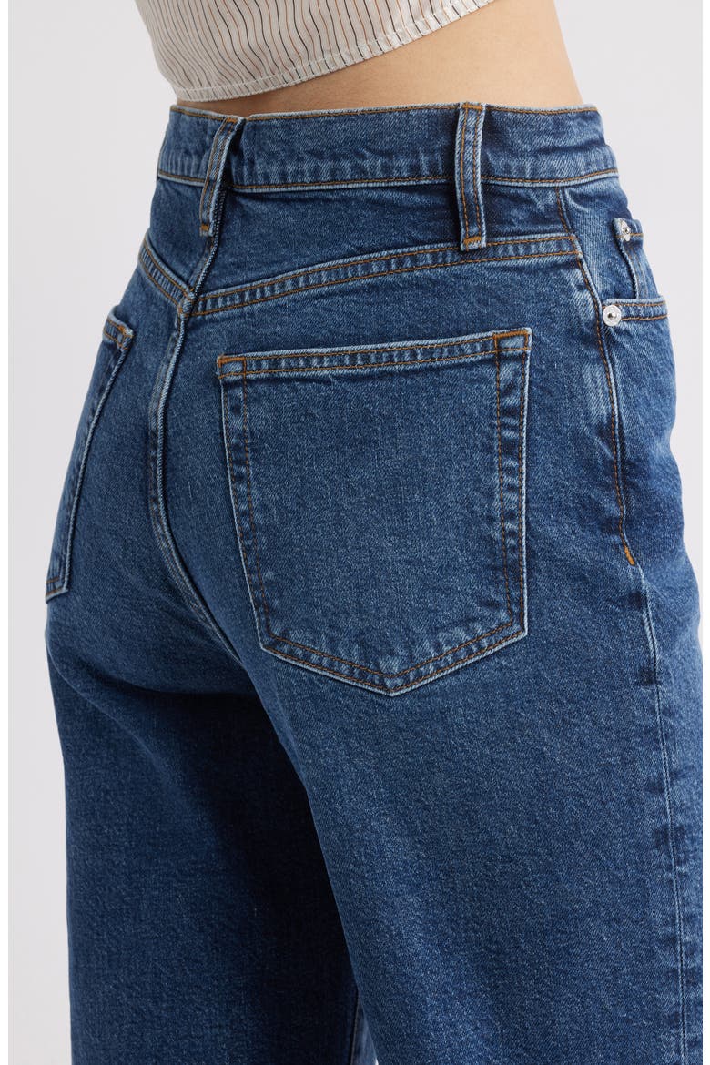 The Wide High Waist Ankle Wide Leg Jeans, Alternate, color, ARCHIE