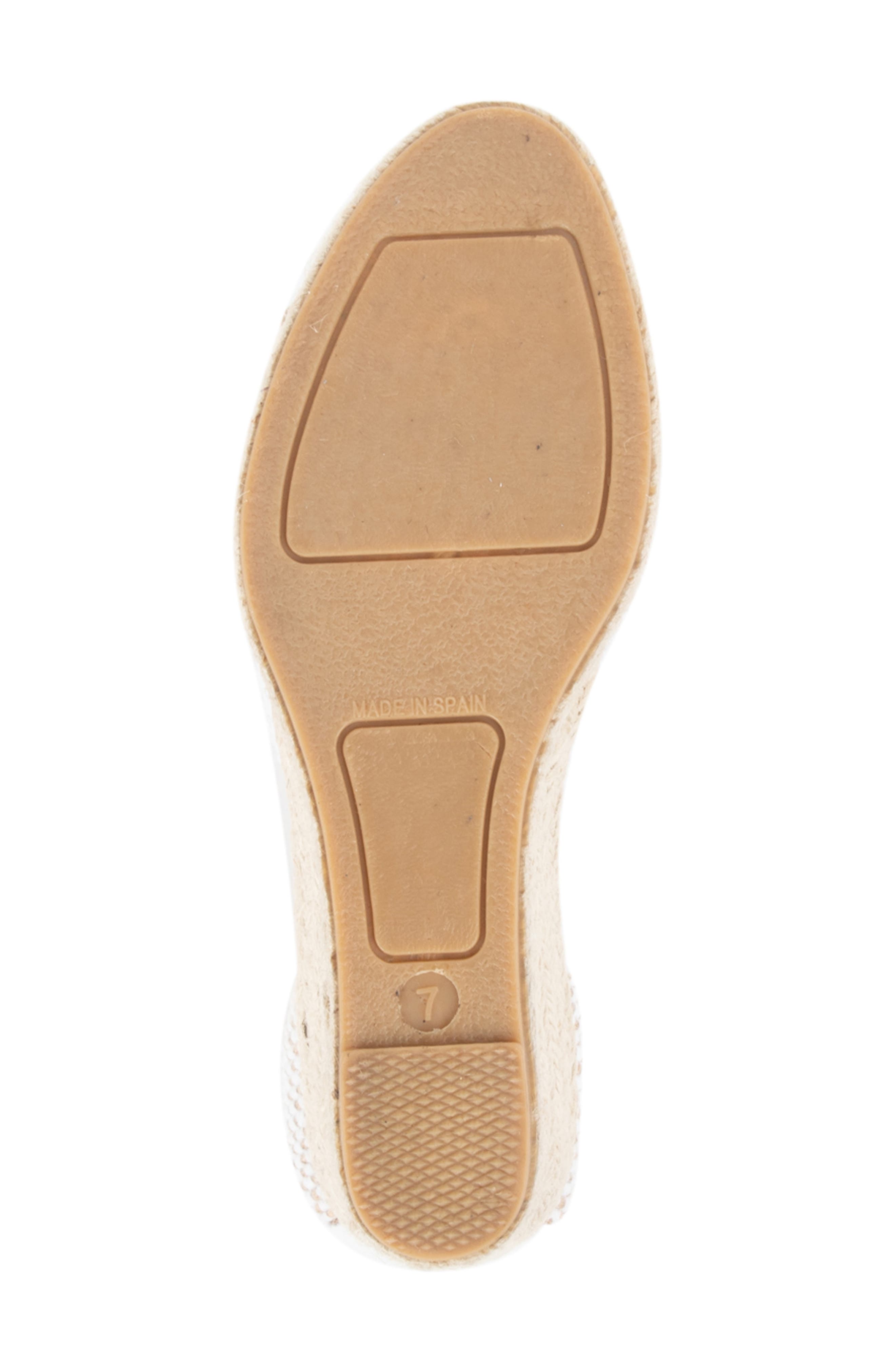 patricia green Elle Cap Toe Ankle Tie Espadrille, Alternate, color, White/ Camel