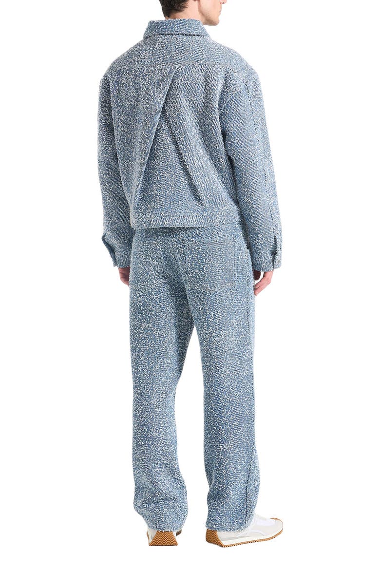 Damien Boucle Jacket with Back Pleat, Alternate, color, Blue
