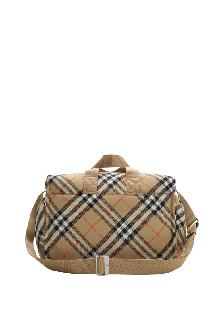 Check Baby Changing Bag, Alternate, color, Sand beige
