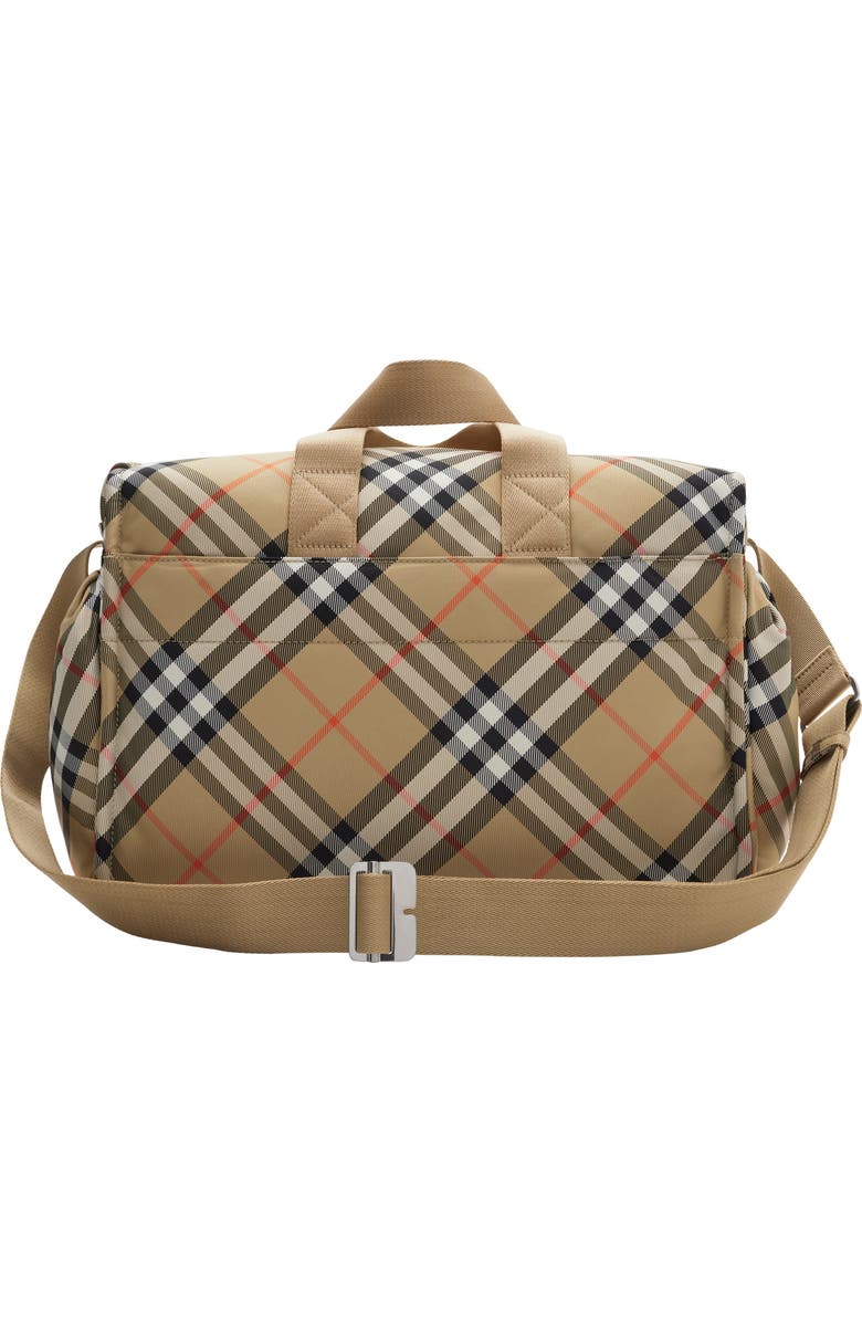 Burberry Check Baby Changing Bag, Alternate, color, Sand