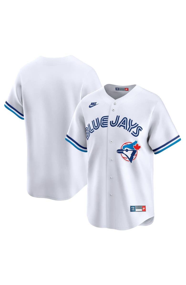 Nike Men's Nike White Toronto Blue Jays Cooperstown Collection Limited Jersey, Main, color, 