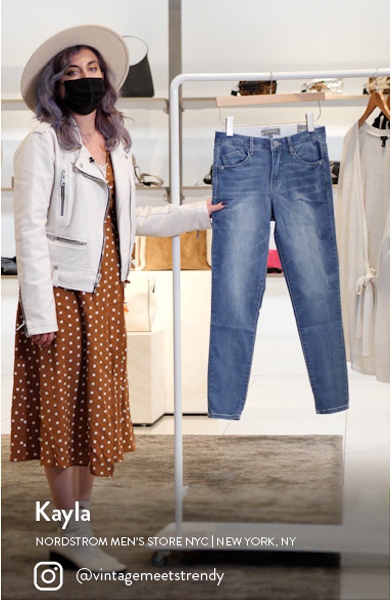 'Ab'Solution Luxe Touch High Waist Ankle Skinny Jeans, sales video thumbnail