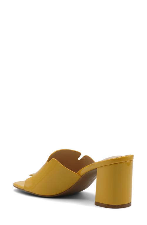 Adrienne Vittadini Abstract Block Heel Sandal In Sun Patent