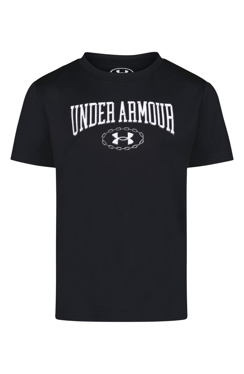 Under Armour Kids' Wordmark Tech Performance T-Shirt, Main, color, Black