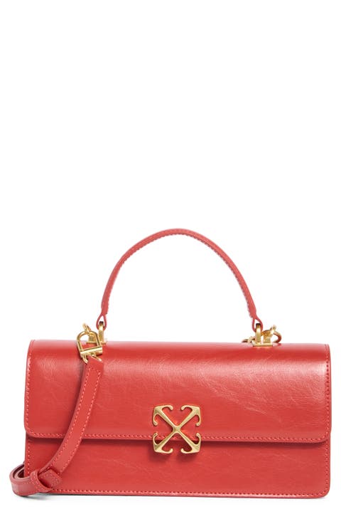 Jitney East/West Leather Shoulder Bag