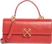 Off-White Jitney East/West Leather Shoulder Bag