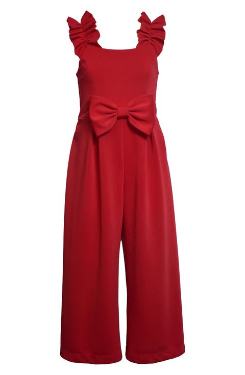 Kids' Bow Jumpsuit (Big Kid)