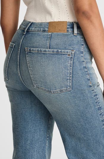 The Flared Wide Leg Crop Jeans