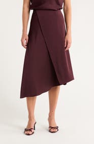 Vince Shine Drape Skirt