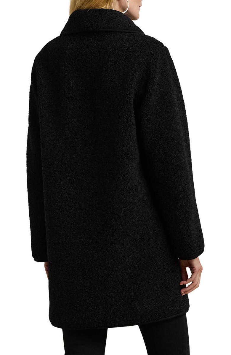 Lauren Ralph Lauren Shawl Collar Faux Shearling Coat, Alternate, color, 