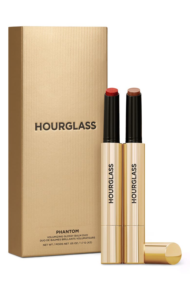 HOURGLASS Phantom Volumizing Glossy Balm Duo $72 Value, Main, color,