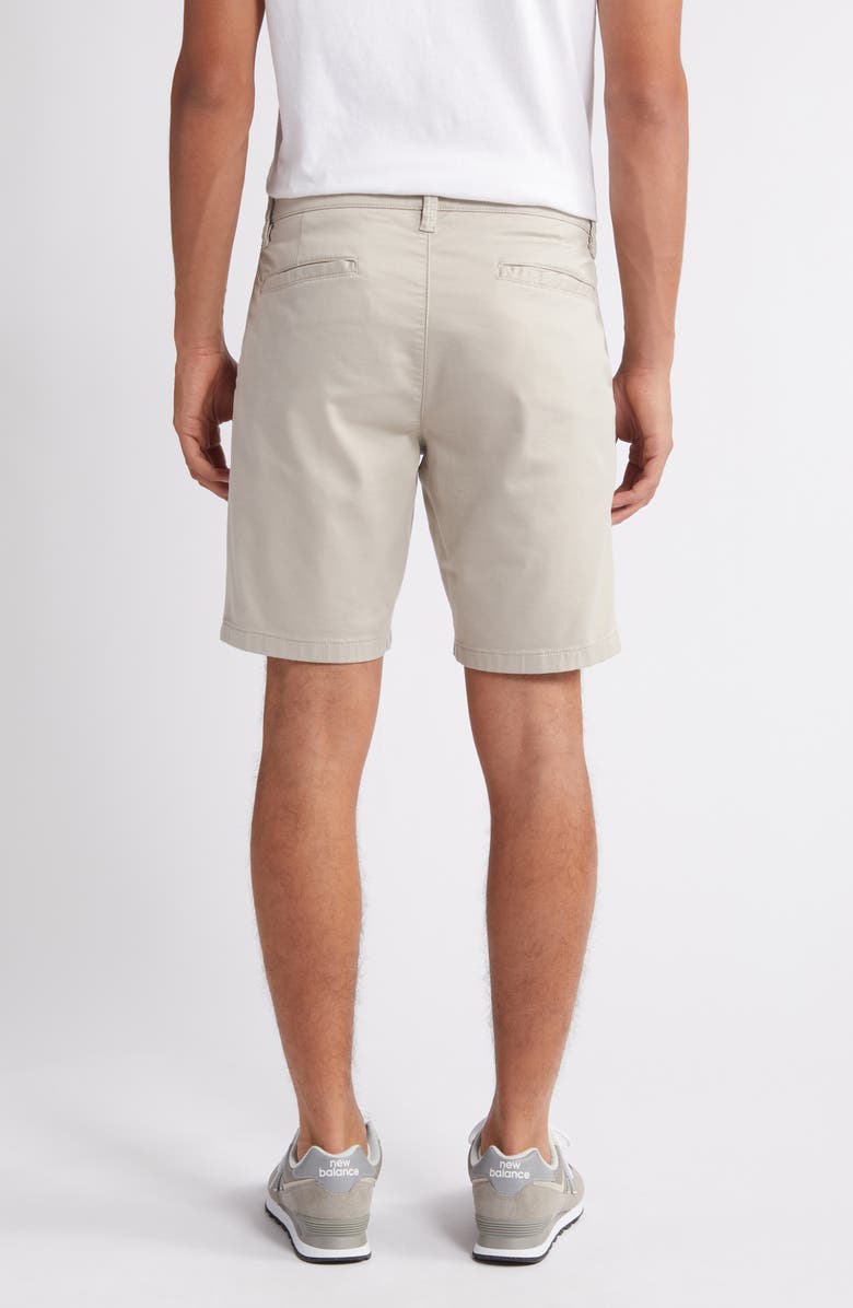 34 Heritage Arizona Flat Front Stretch Cotton Blend Shorts, Alternate, color, Oyster Summer