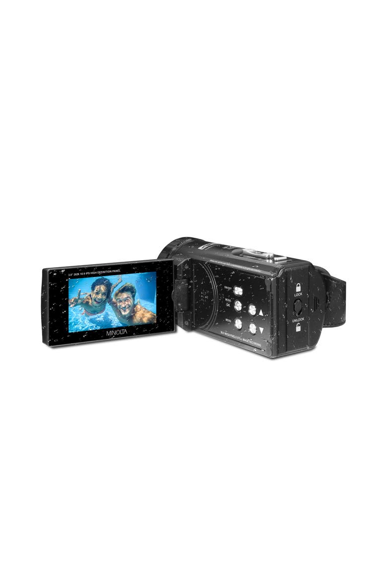 4K Ultra HD Waterproof Camcorder, Alternate, color, Black