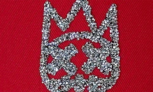 Cult Of Individuality Crystal Shimuchan Logo Trucker Hat In Red