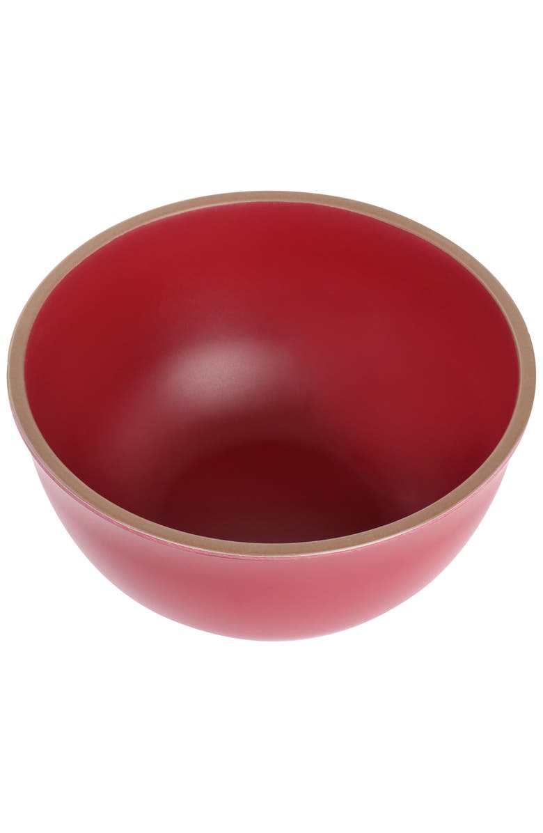 Gibson Home Rockabye 4 Piece Melamine Cereal Bowl Set, Alternate, color, Dark Pink