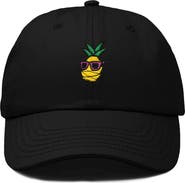 Dalix Pineapple Embroidered Dad Hat