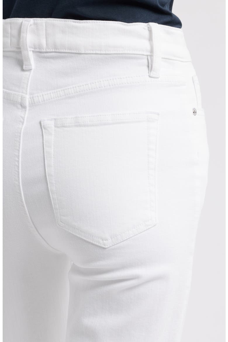 Le Sleek High Waist Ankle Straight Leg Jeans, Alternate, color, WHITE