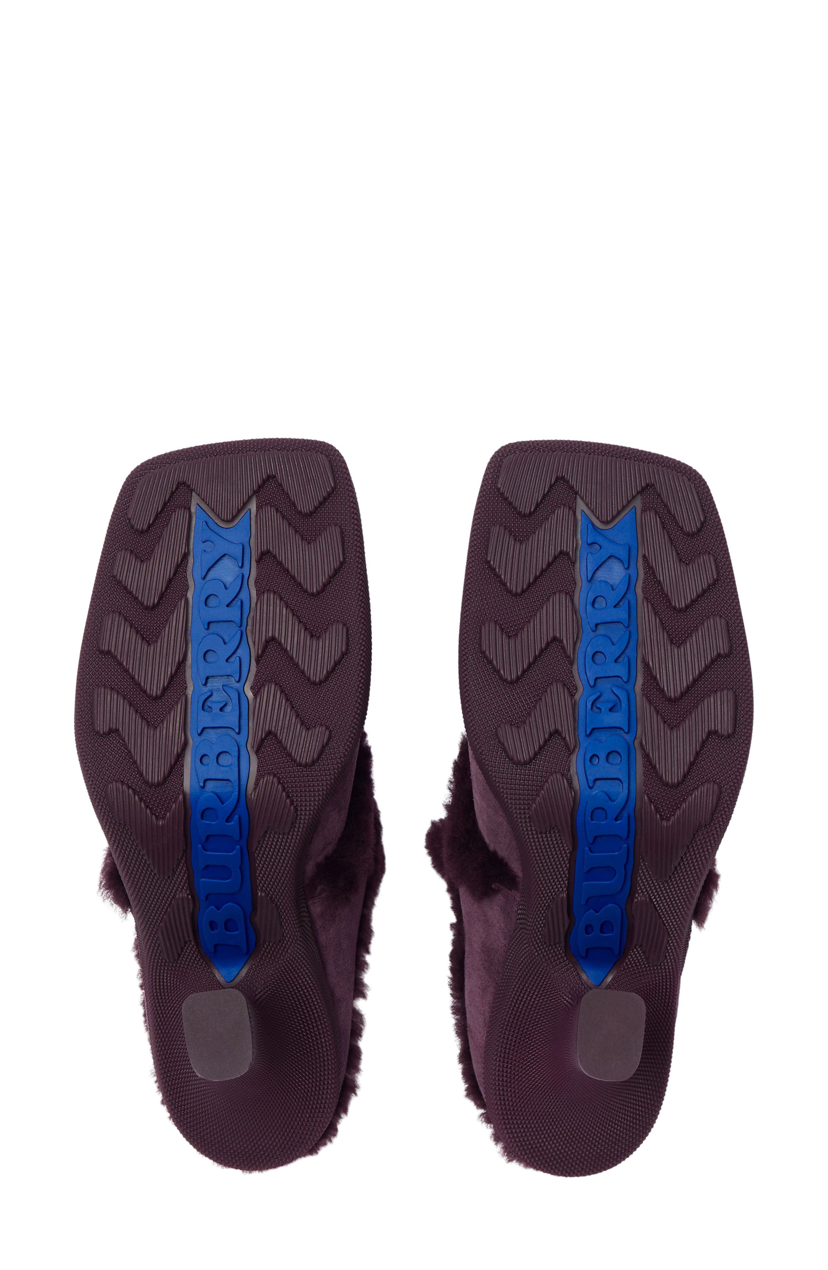 Burberry Highland Genuine Shearling Mule, Alternate, color, 
