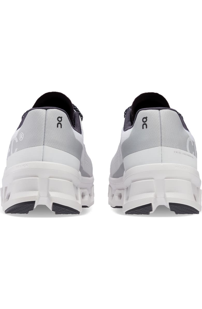 On Cloudmonster Running Shoe, Alternate, color, All White