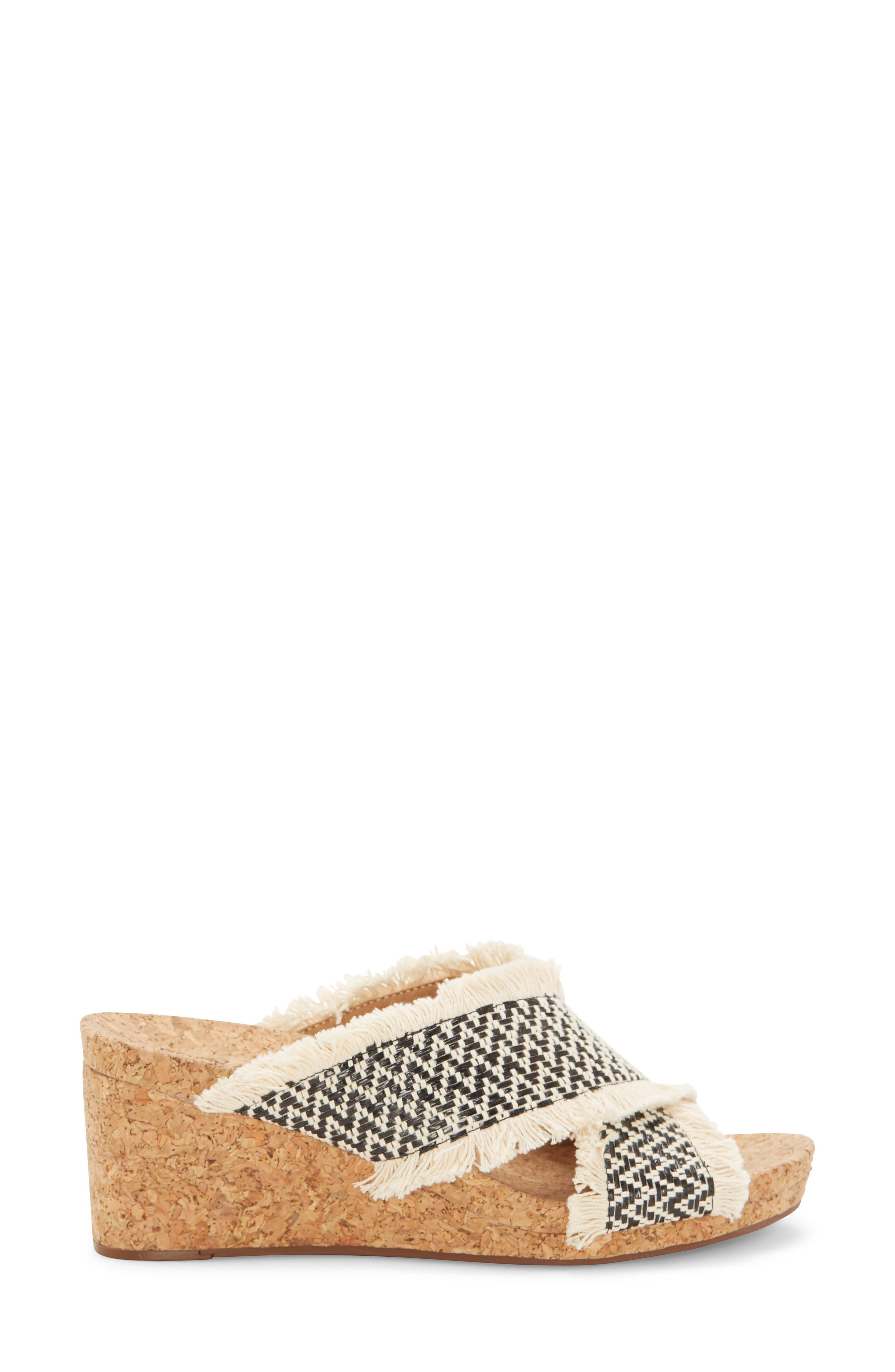 Lucky Brand Khillian Woven Wedge Slide Sandal, Alternate, color, 