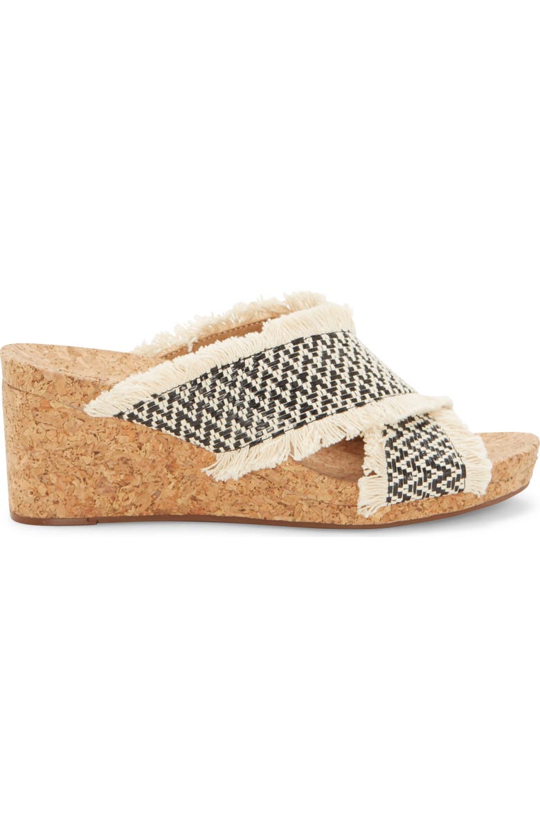 Lucky Brand Khillian Woven Wedge Slide Sandal, Alternate, color,