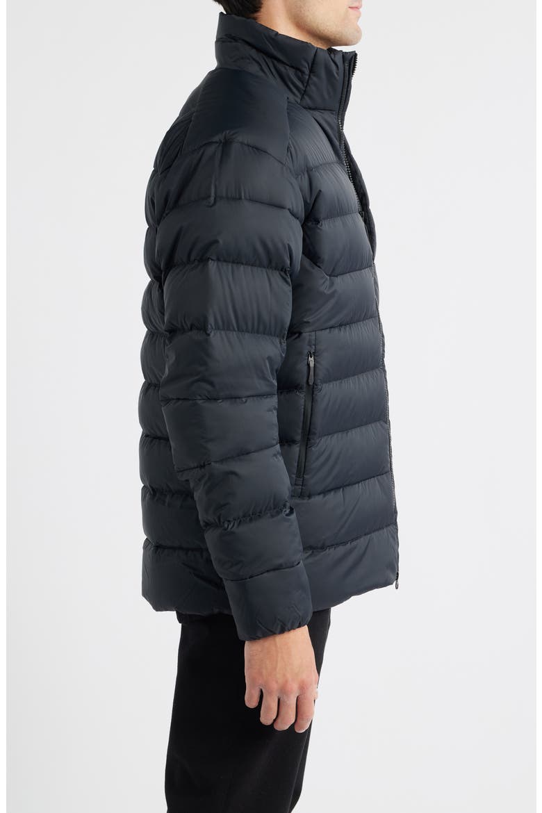 Thorium Quilted 750 Fill Power Down Puffer Jacket, Alternate, color, BLACK