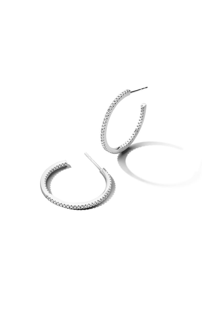 DPT Antwerp Ever Earrings, Alternate, color, White Rhodium