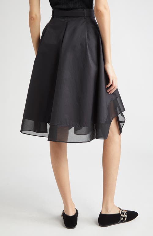 3.1 Phillip Lim Belted A-line Chiffon Skirt