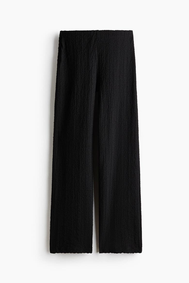 Textured Jersey Pants, Alternate, color, Black