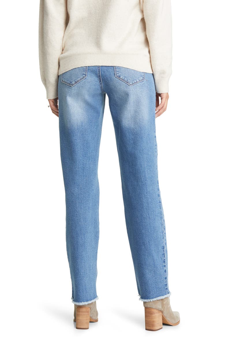 Over the Bump Relaxed Straight Leg Maternity Jeans, Alternate, color, SAMUEL