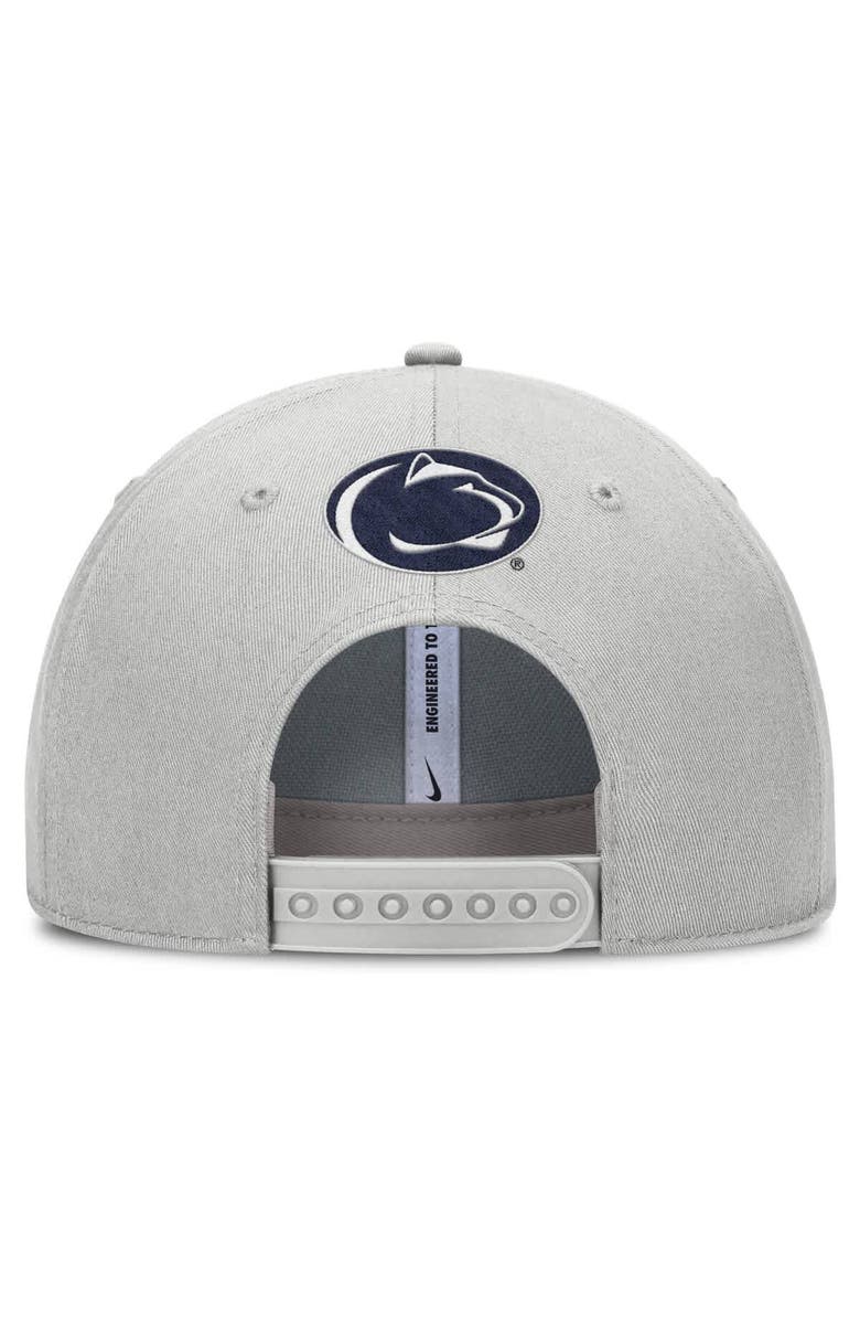 Nike Men's Nike Gray Penn State Nittany Lions 2025 Sideline Dust Pinched Rise Adjustable Hat, Alternate, color, Gray