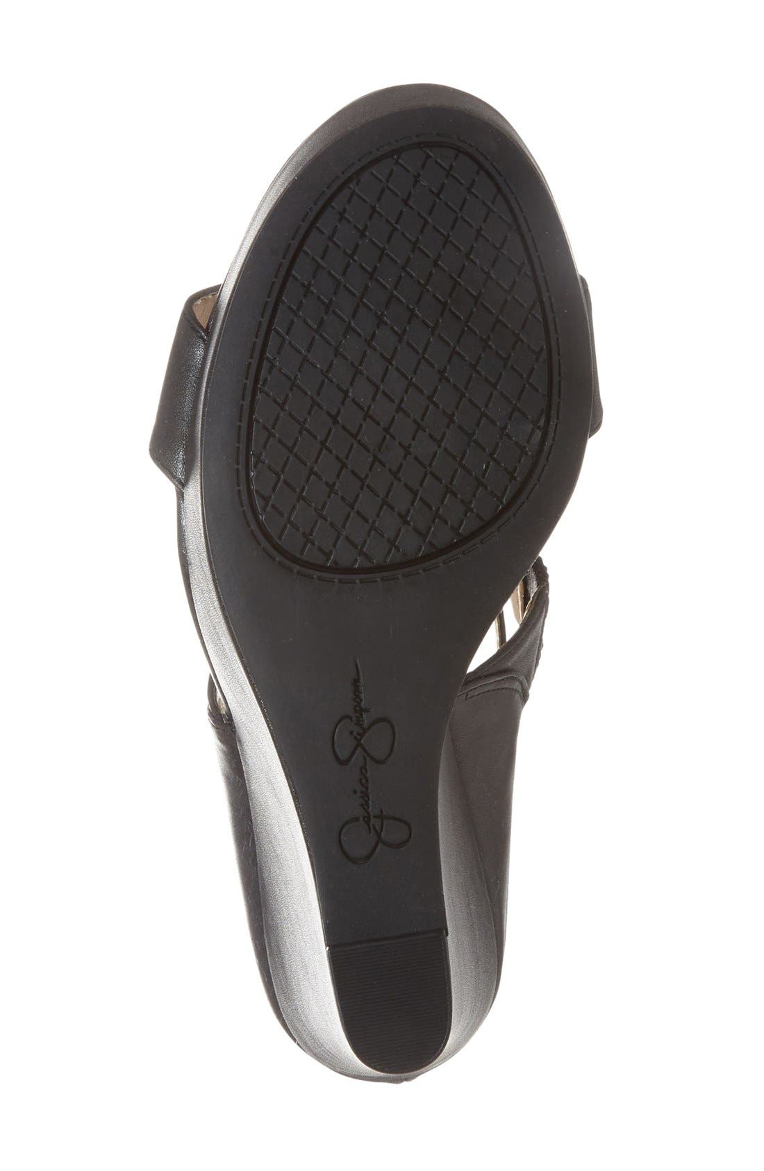 Jessica Simpson 'Jamilee' Wedge Sandal, Alternate, color, 