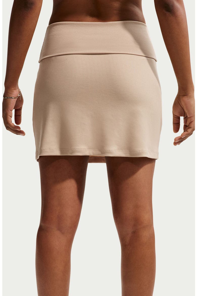 Sportswear Chill Rib Skirt, Alternate, color, LINEN/ SAIL