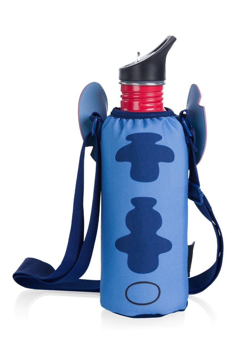 x Disney® Lilo & Stitch Stainless Steel Water Bottle & Cooler Sling, Alternate, color, BLUE