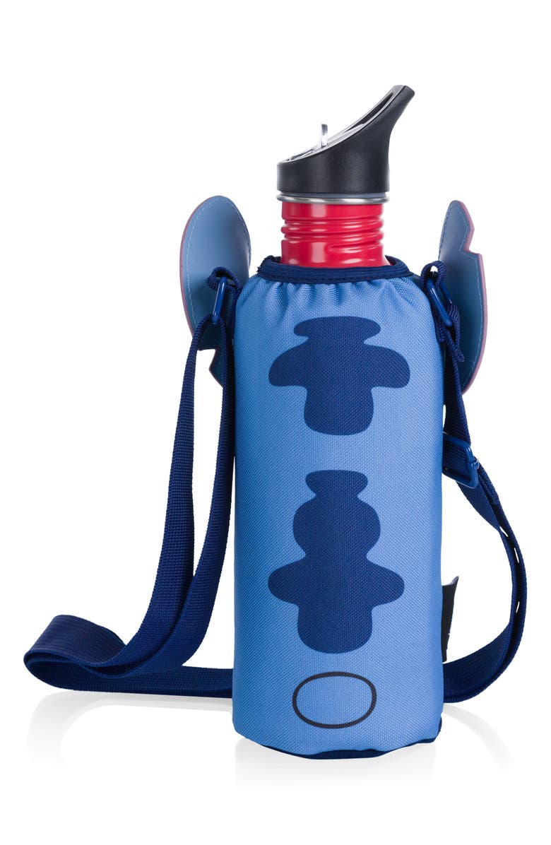 Picnic Time x Disney<sup>®</sup> Lilo & Stitch Stainless Steel Water Bottle & Cooler Sling, Alternate, color, Blue