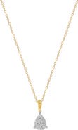 Bony Levy Mykonos 18K Gold Pavé Diamond Teardrop Pendant Necklace