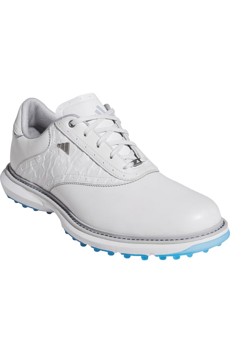 adidas MC70 Spikeless Golf Shoe, Main, color, White/ Grey/ Blue