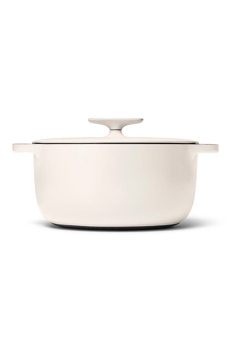 6.5-Quart Cast Iron Dutch Oven, Main, color, CREAM