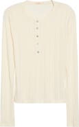 Marine Layer Pointelle Long Sleeve Henley