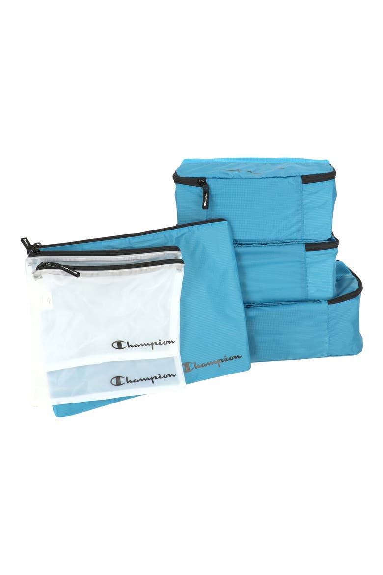 6-Piece Packing Cube Set, Alternate, color, BLUE
