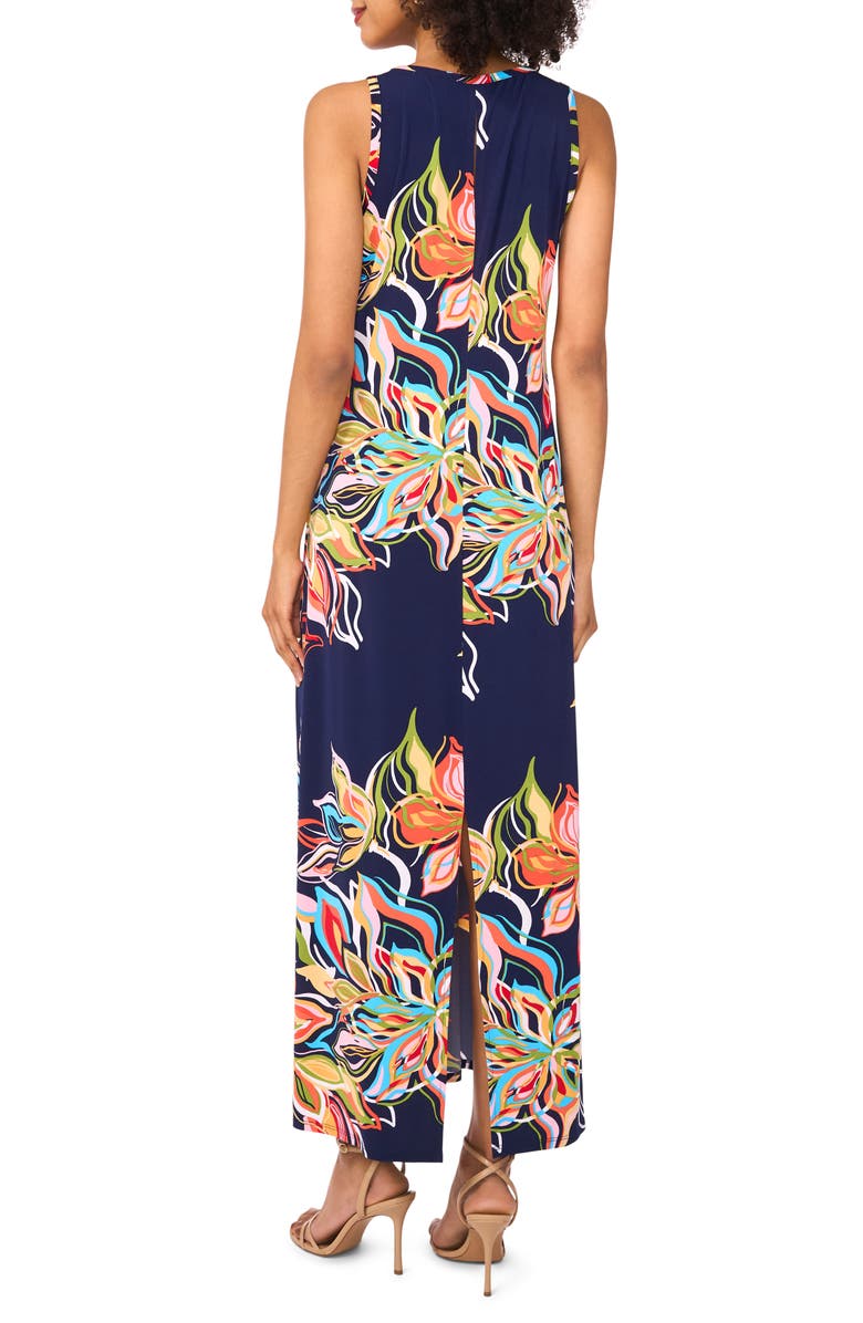 Vince Camuto Printed Sleeveless Jersey Maxi Dress, Alternate, color, 