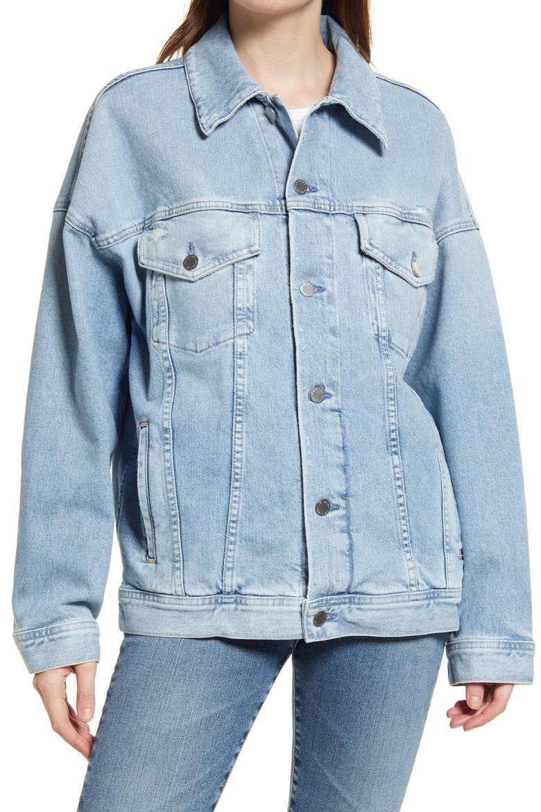 Kendrix Denim Trucker Jacket, Alternate, color, 23 YEARS FACADE