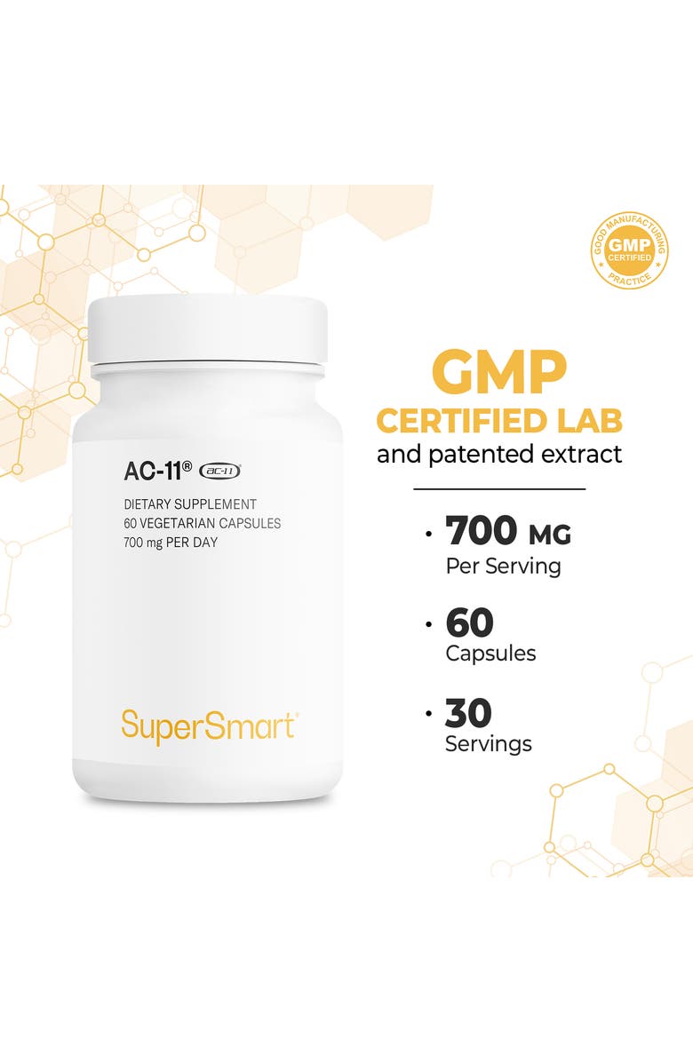 SuperSmart AC-11 700mg Cat's Claw Extract, Alternate, color, NO COLOR