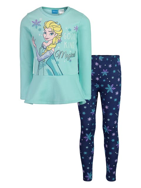 Frozen Queen Elsa Sweatshirt & Leggings Set (Toddler, Little Kid & Big Kid)