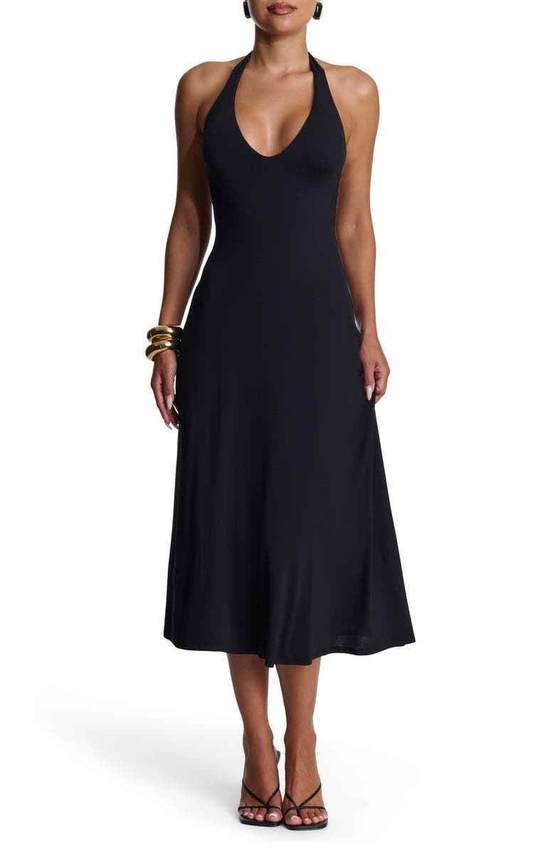 Naked Wardrobe Halter Midi Dress, Main, color,